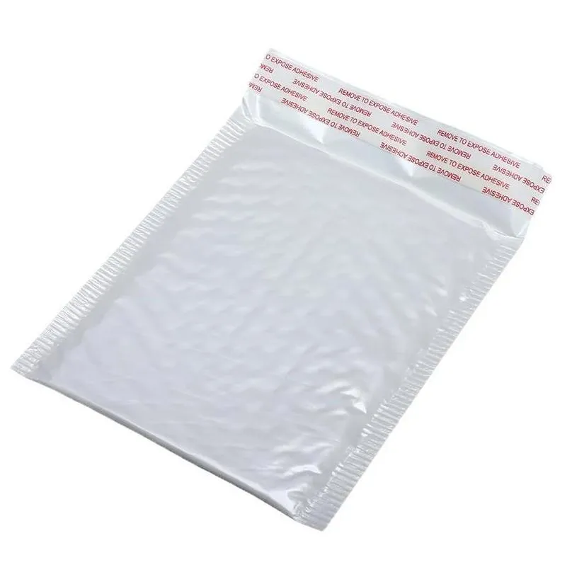 storage bags 20/50 pcs convenient white foam envelope bag different specifications mailers padded with bubble mailing