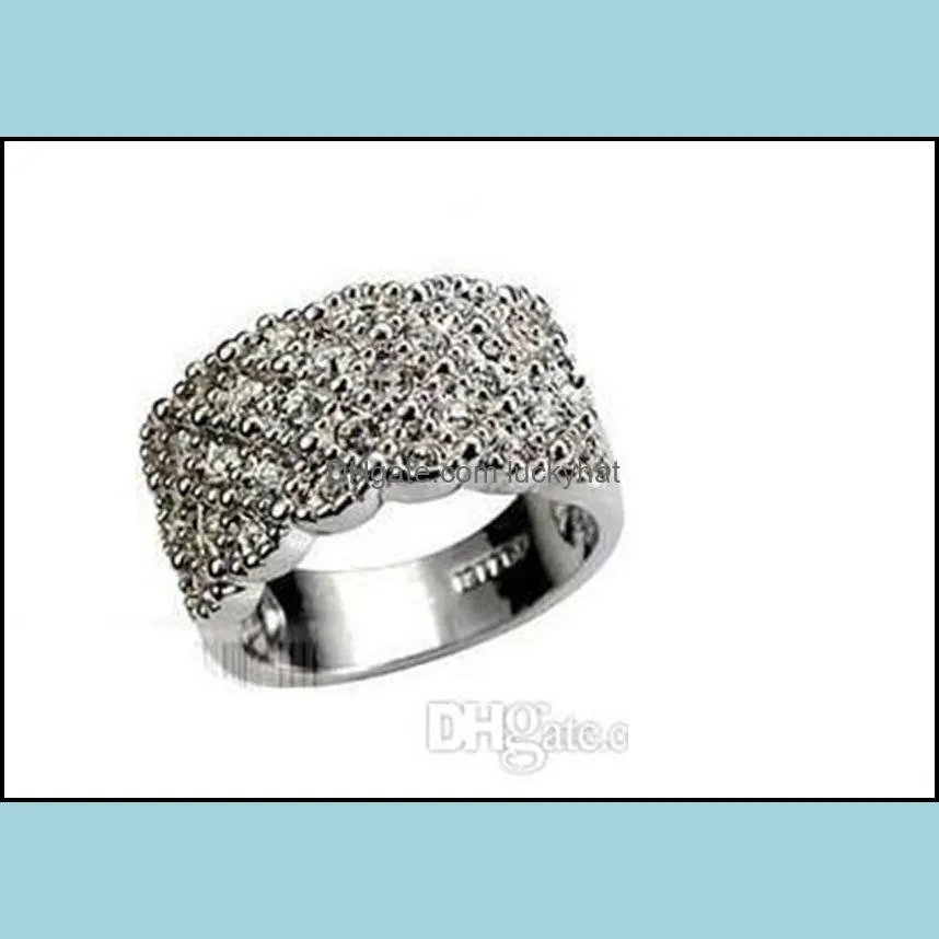 engagement rings unique plated paved cocktail rings beautifully fashion jewellery cz full diamond rings