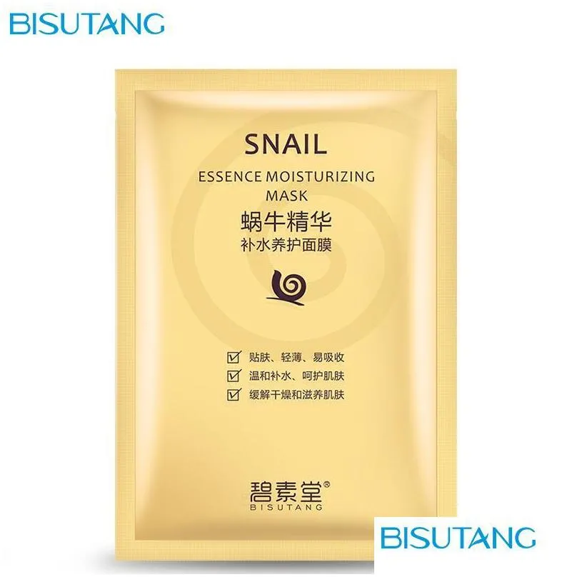 facial mask masks peels hydrating snail essence moisturizing collagen shrink pores antiaging skin care mascarilla black face 50 pcs a lot super