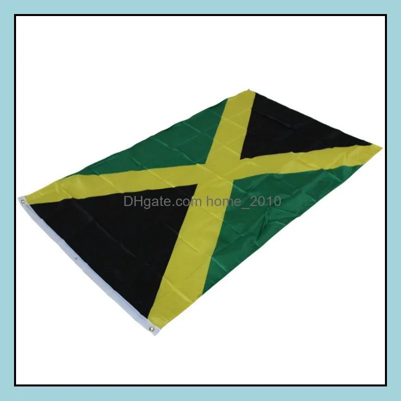 3x5 jamaica flag 90x150 cm country national flags of jamaica with two grommets sn3209