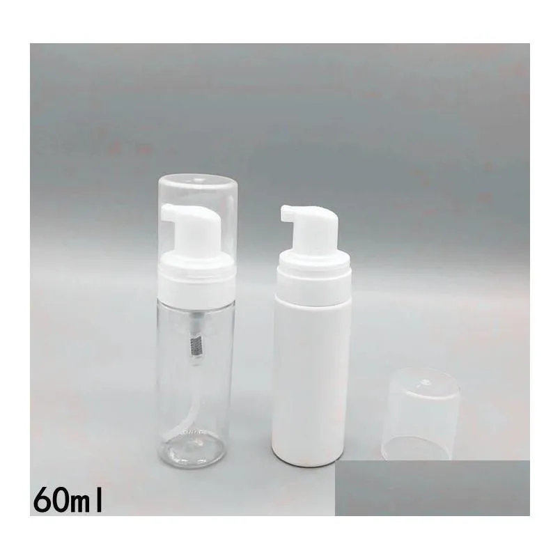 quality white clear 30ml 60ml plastic soap dispenser bottle clear white foam pump bottle soap mousses liquid dispenser foaming bottle