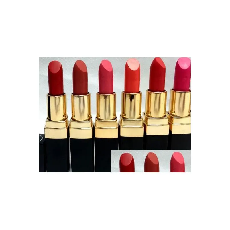 lipsticks new cosmetics makeup rouge lipstick lips stick matte durable not easy to decolorize clarinet lipstick 40 color for option