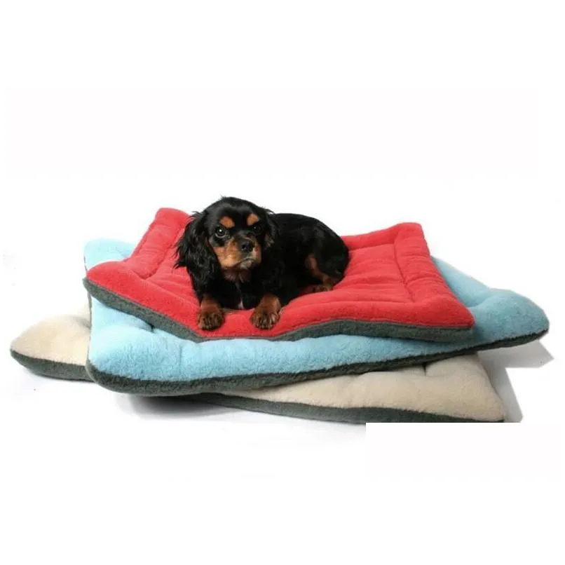 winter dog bed mat soft pet cushion pad warm dog blanket puppy houses for cats sleeping mat pet cat fleece beds for small medium large