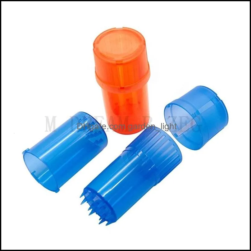 3 layer plastic tobacco herb grinders smoking grinder tobacco spice grinder plastic dry herb grinders new arrival