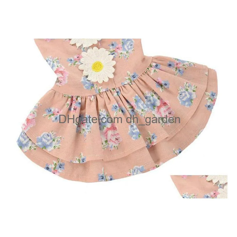 hot selling dog cat bow tutu dress lace skirt pet puppy dog princess costume apparel clothes small pretty nice princess