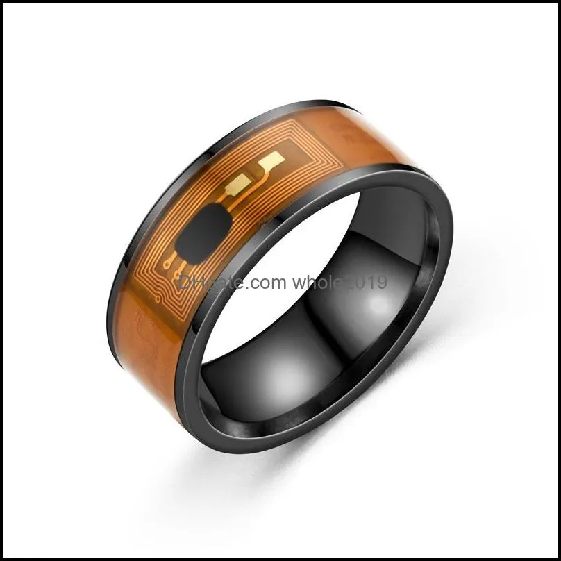 mens stainless steel dragon rings inlay red green black carbon fiber ring wedding band jewelry