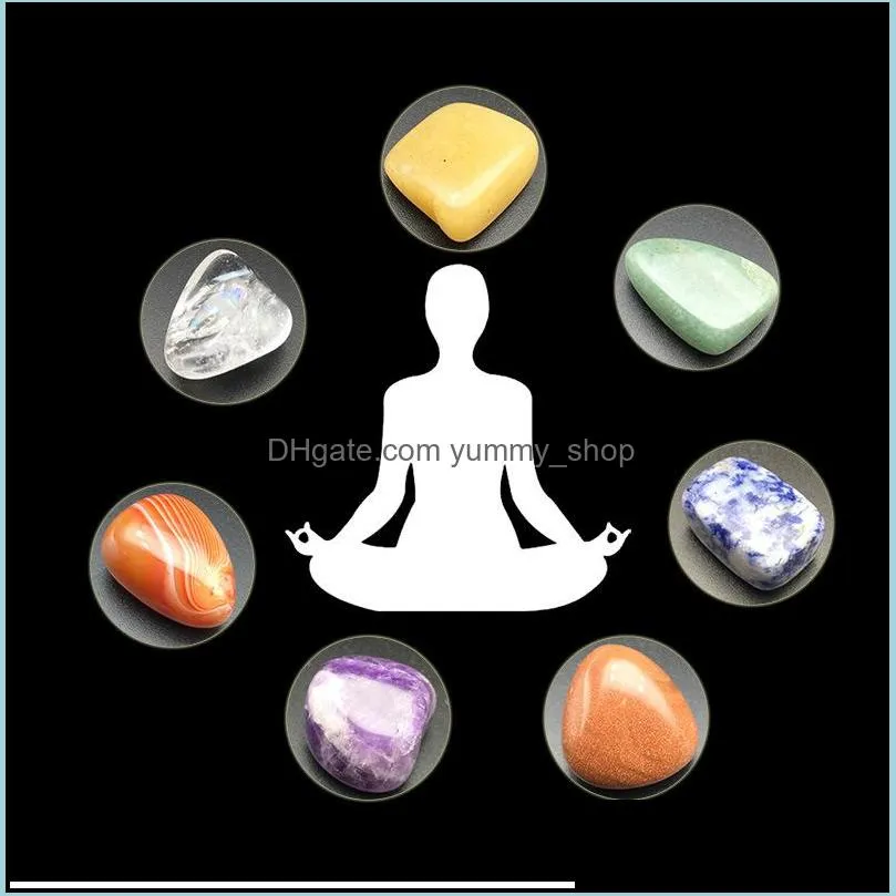 irregular natural stone chakra rose quartz amethyst agate tiger powder crystal white crystal yoga meditation energy stone