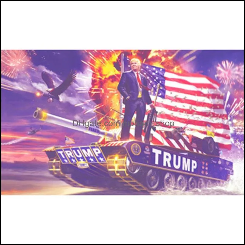 2024 trump flag u.s. general election banner 2 copper grommets save america again flags polyester outdoor indoor decoration 90x150cm/59x35inch
