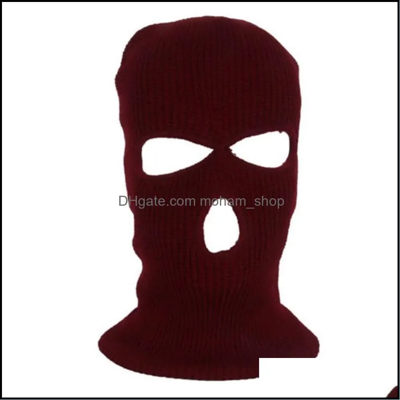 ski full face mask 3 winter cap hole balaclava hood motorbike motorcycle helmet helmet rrd12057