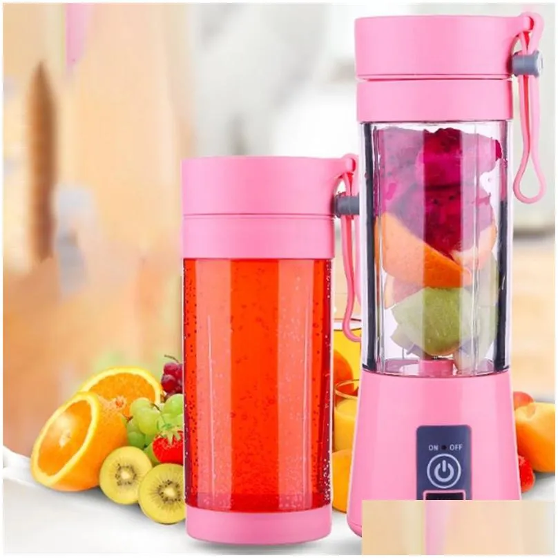 new portable electric vegetable tools juicer usb rechargeable handheld smoothie blender fruit mixers milkshake maker machine food grade