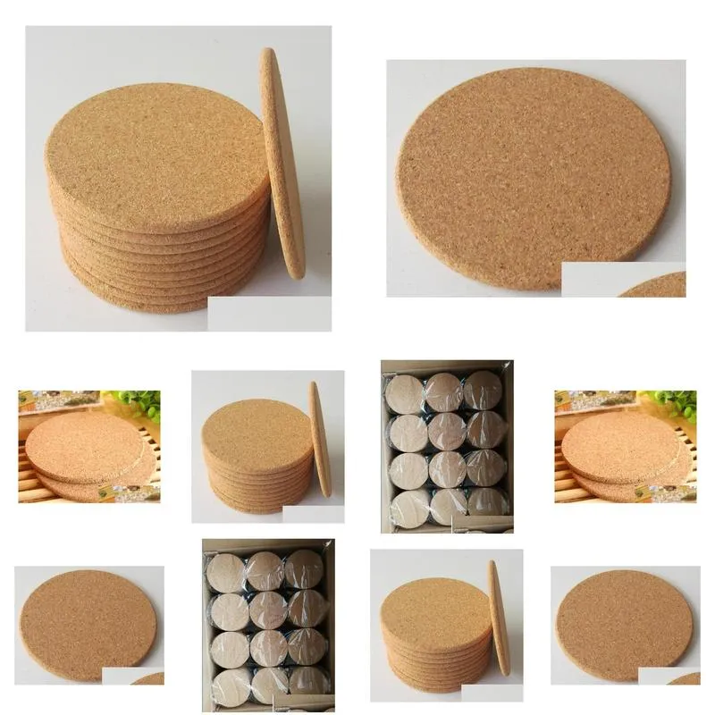 500pcs classic round plain cork coasters drink wine mats cork mats drink wine mat ideas for wedding and party gift