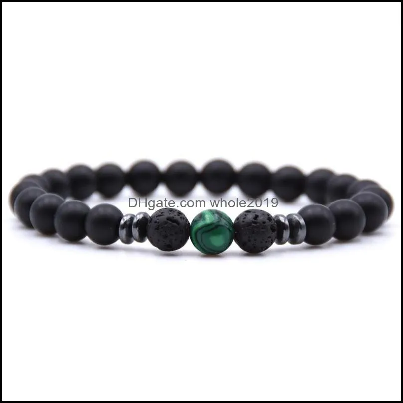 pretty men bracelet natural stone bead bracelet beautiful chakra men jewelry gift lava stone novel bracelets