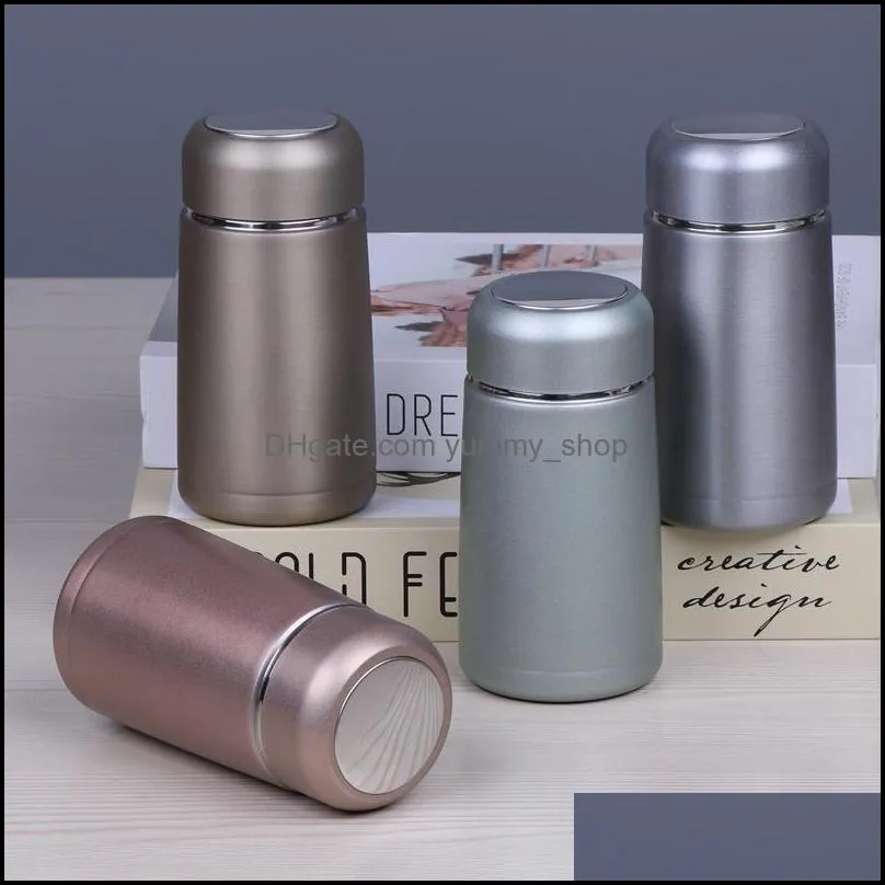 new350ml mini travel drink water bottle cute coffee vacuum flasks thermos stainless steel thermoses cups and mugs rrd12490