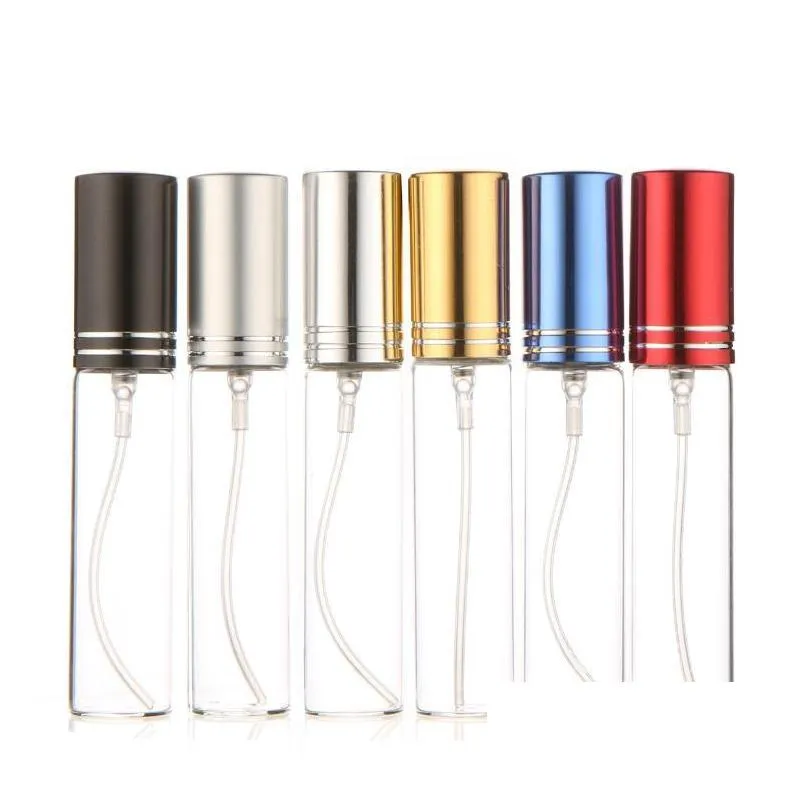 10ml parfum atomizer glass frost bottle spray refillable fragrance perfume empty scent bottle for travel portable sn1327