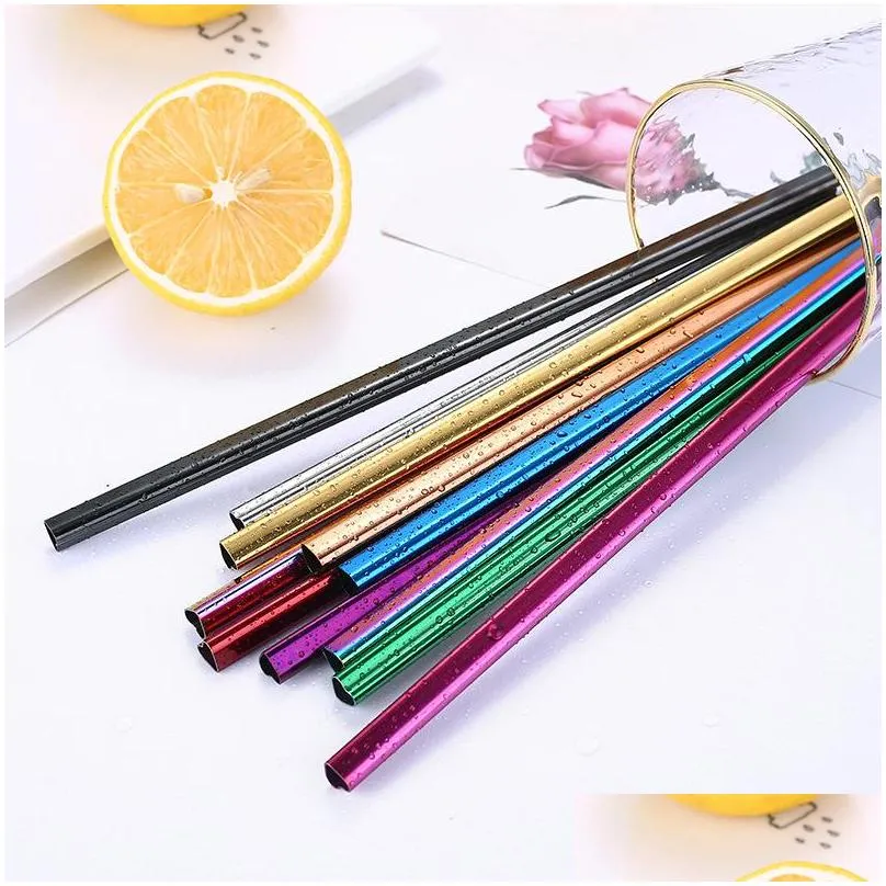 drinking straw reusable metal straw heartshaped bubble tea straws 304 stainless steel pearl milkshake straw 21.5cm lx3094