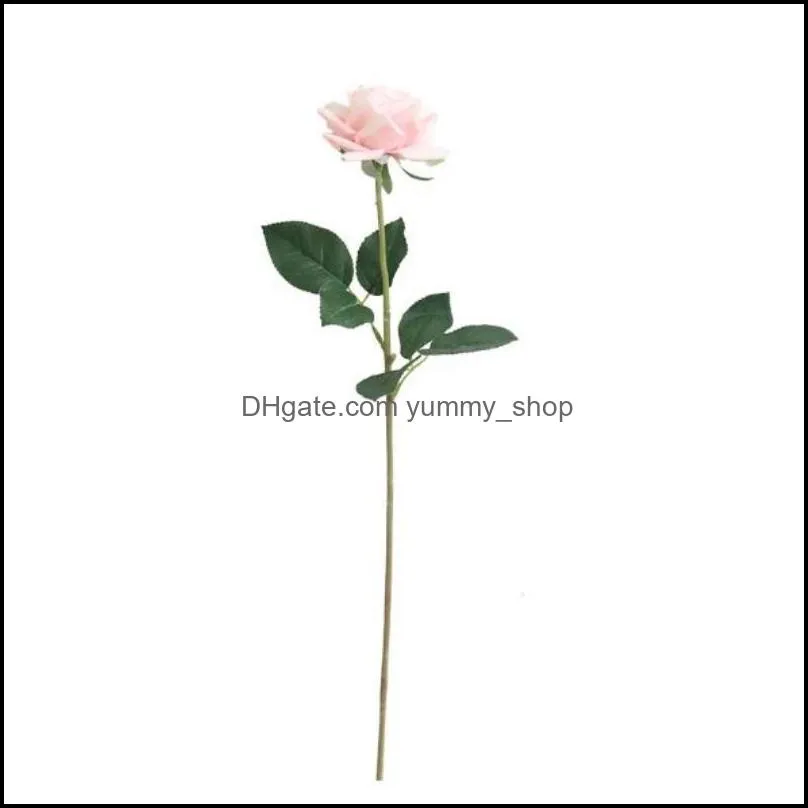 hydrating roses artificial flower diy roses bride bouquet fake flower for wedding decoration party home decors valentines dayrrd12239