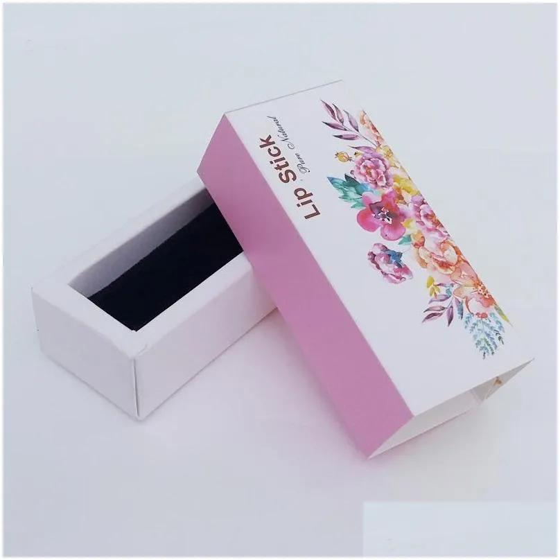 diy various lip packing boxes empty lipstick tubes packing boxes colorful elegant lip packing box lz1790