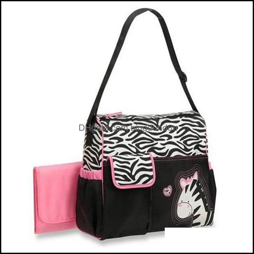 animal diaper bag mummy nappy bag zebra or giraffe babyboom multifunctional fashion infanticipate bags