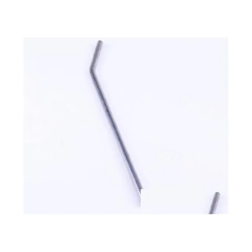 dhs wholesale stainless steel straw drinking straw bend drinking straw 300pcs/lot