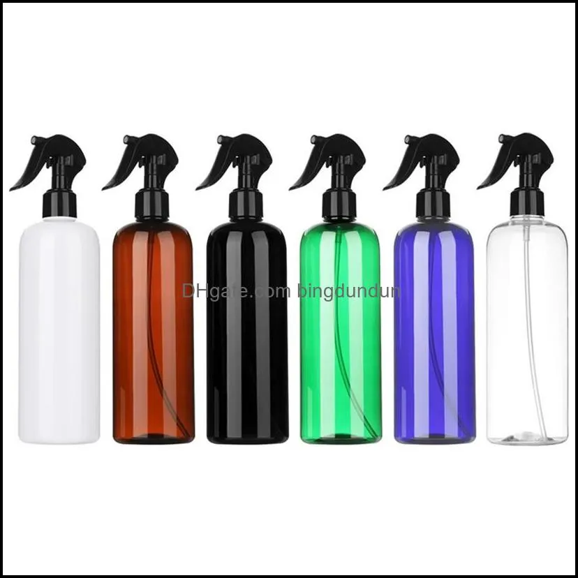 newplastic bottles with black trigger sprayers multicolor portable bottles for travel carry hair tools water sprayer rrf12426
