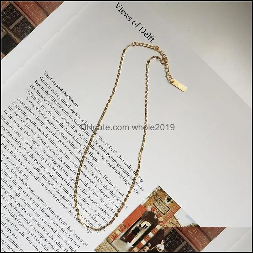 genuine 925 sterling silver choker necklace korean simple gold plated pig nose face chain necklaces for women gifts ymn148