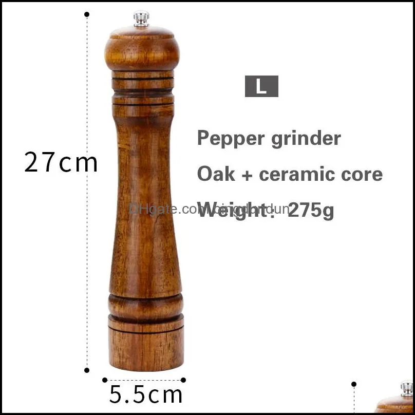 western restaurant pepper grinder manual grinding pepper sesame sea salt now grinding black grinder wood spice jar