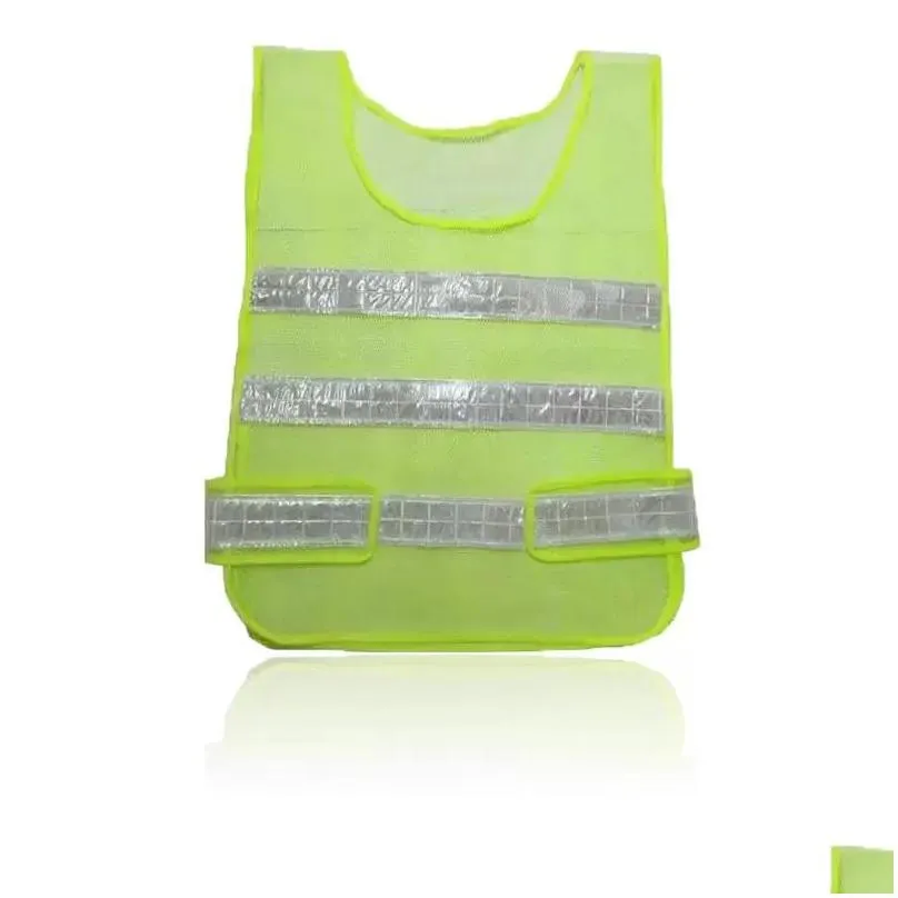 reflective vest safety clothing hollow grid vests high visibility warning safety working construction traffic