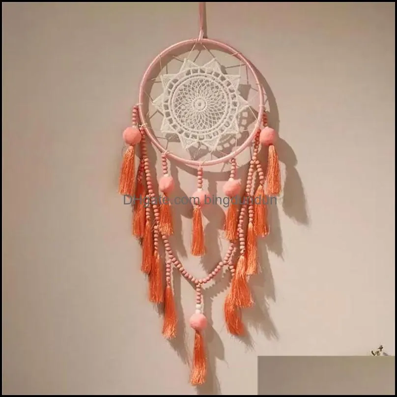 arts crafts foreign dreams tassel weaving dreamcatcher fashion feather dream catcher handicraft pendant wall hanging room decoration