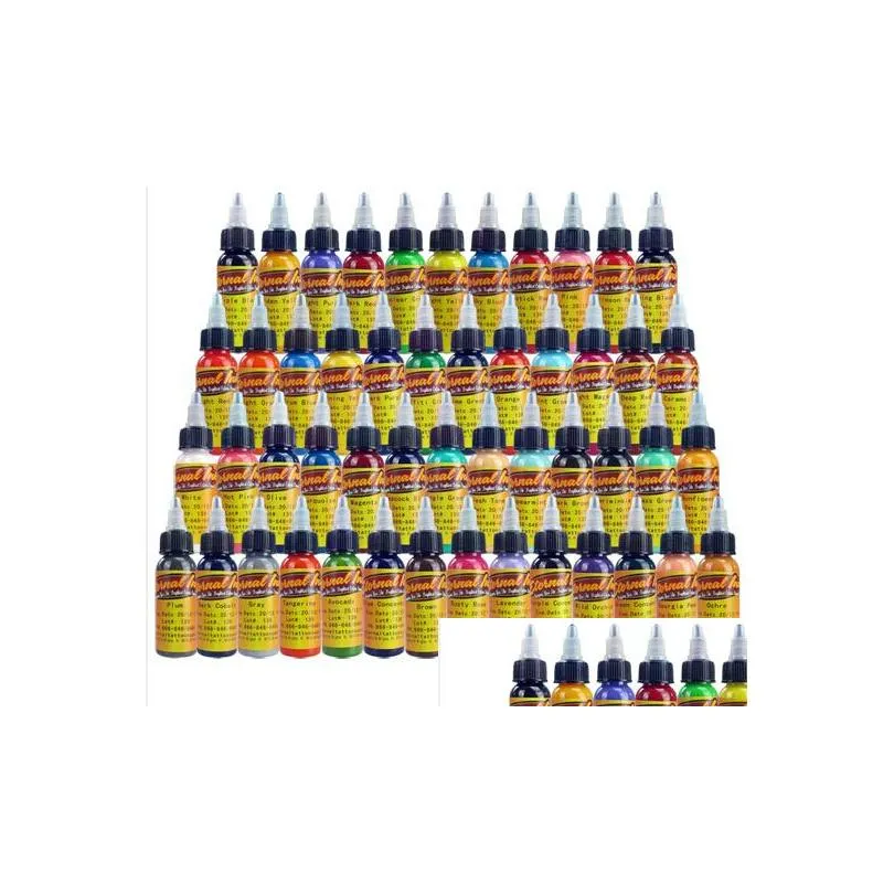 solong tattoo ink 50 colors 1oz /bottle 30ml creamsicle color tattoo pigment tattoo inks shipping