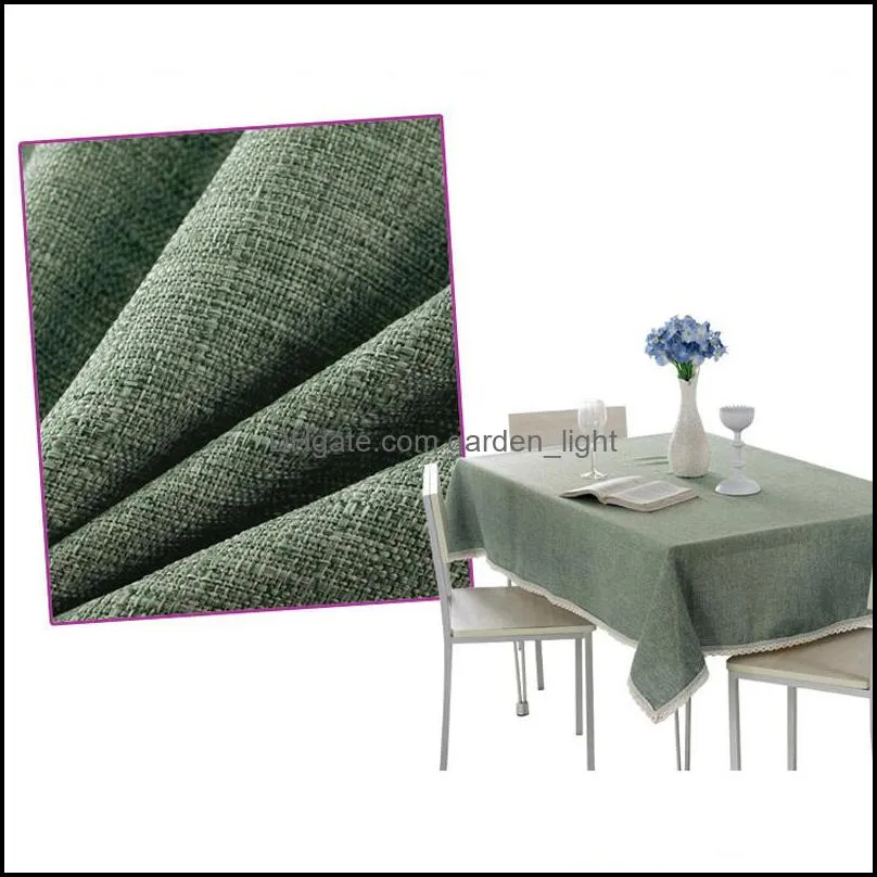 lace tablecloth solid color decorative tablecloth polyester table cloth dining table cover for party home decoration wholesale vt0534