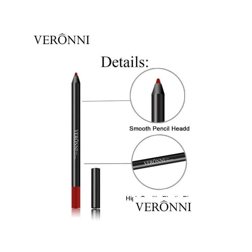 wholesale new hot fashion lipstick pencil womens professional lipliner waterproof lip liner pencil 9 colors makeup tools