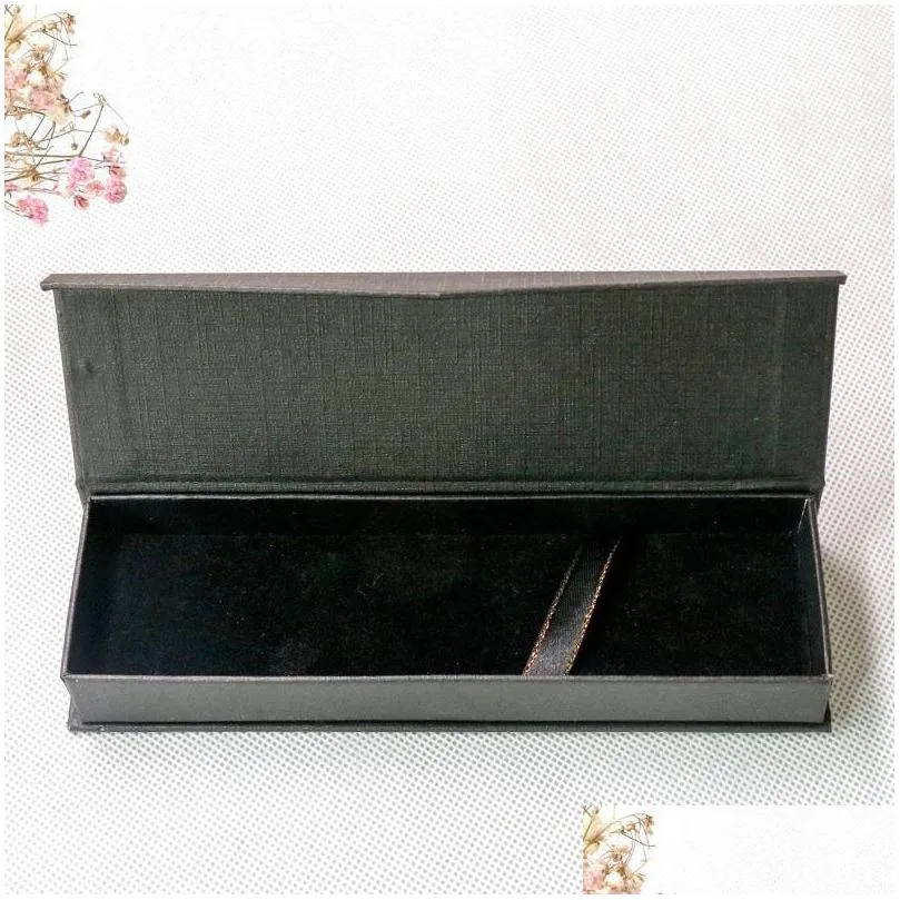 red blue black office pen display packaging boxes blank gift jewelry packaging box pen packing box paper case wholesale lx2285