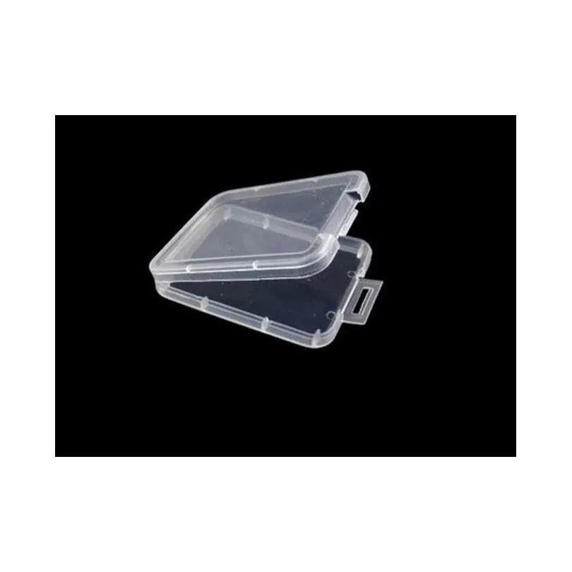 small box protection case card container memory card boxs tool plastic transparent storage easy to carry practical reuse