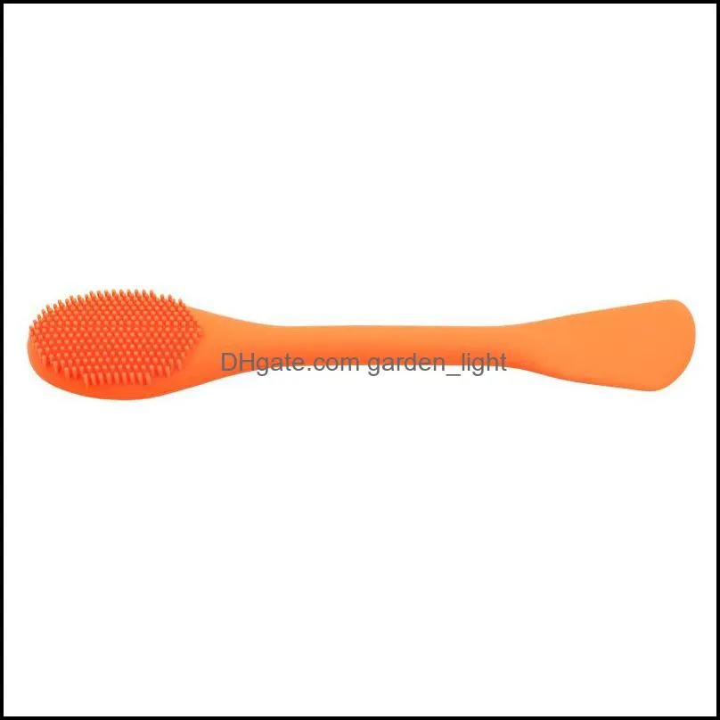 2020 new pattern silicone massage brush double head use facial mask clarisonic makeup brushes keep cool 4 3le d2