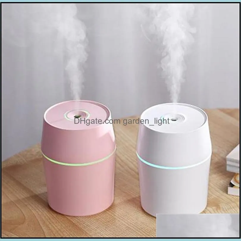 silence ultrasonic water supply instrument vehicle household mini mist steaming air moisture humidifier breathing lamp new arrival 12nb