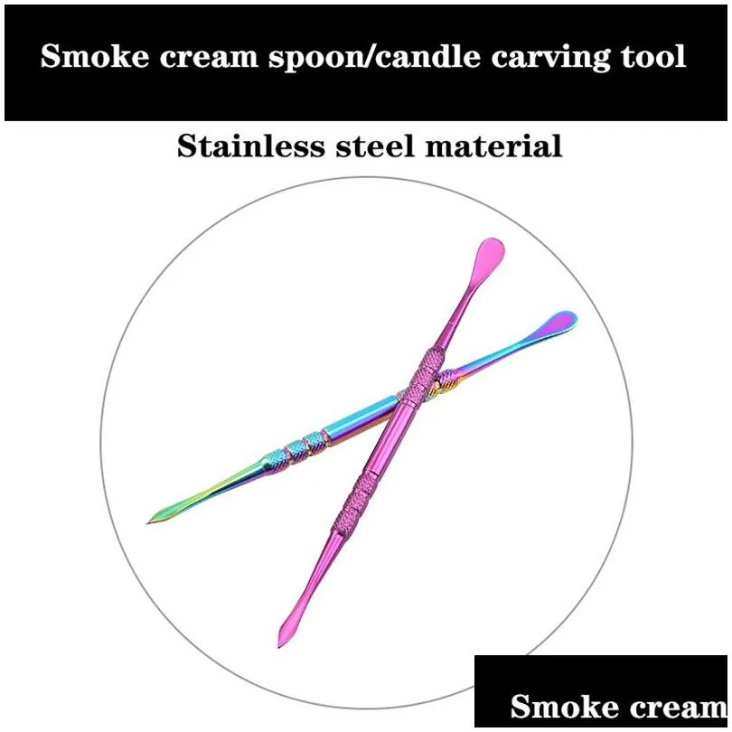 vaporizer wax oil dry herb smoking accessories stainless steel dabber tools for hookah water pipe cleaning tool