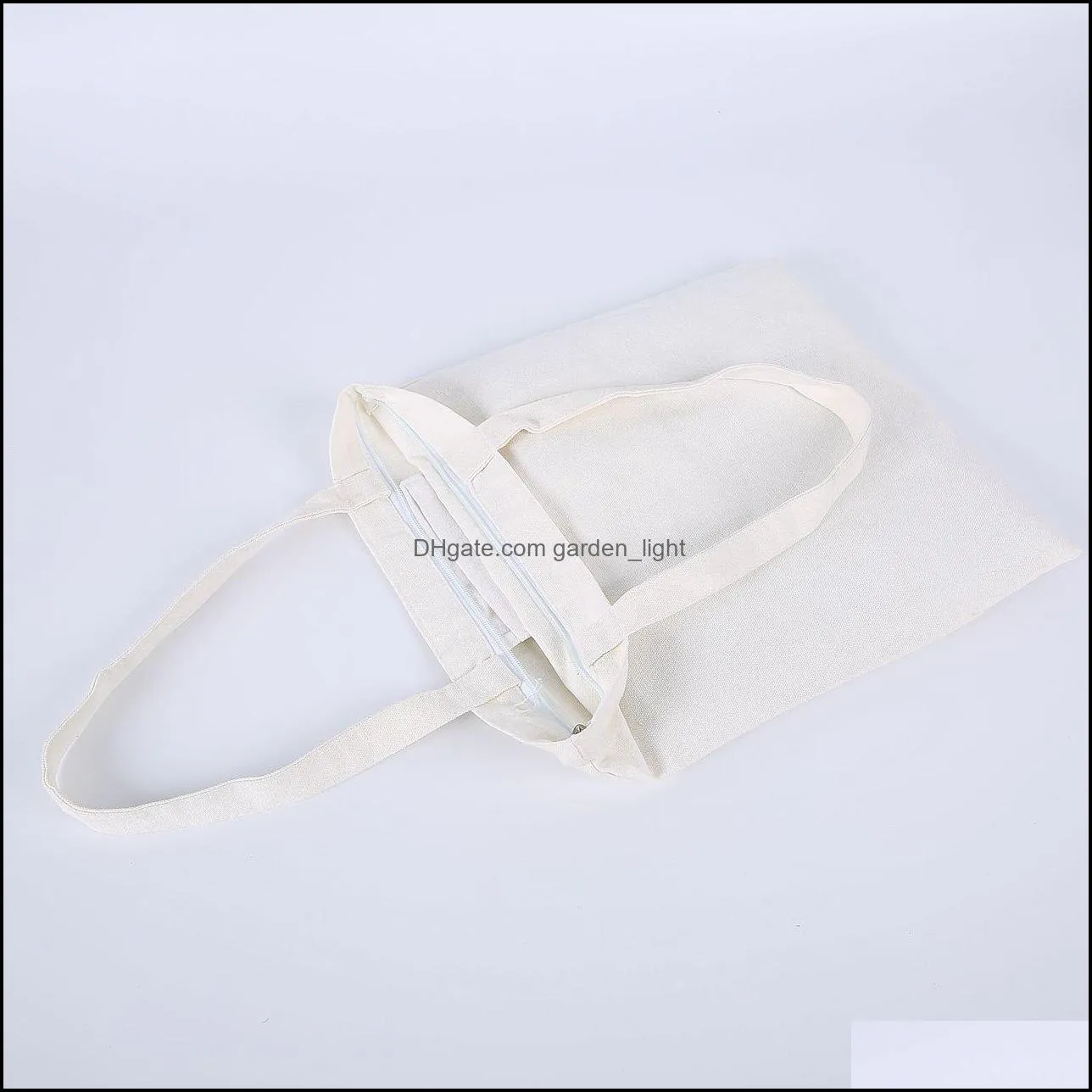 canvas tote shoulder bags large capacity cotton reusable shopping bags women beach handbags canvas bag customized vt1626
