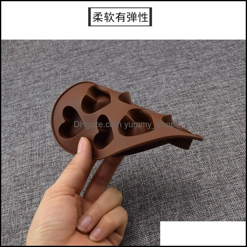 baking moulds love silicone chocolate mold ice cube tray baking mould biscuits cake  molds kitchen baking tools for cake