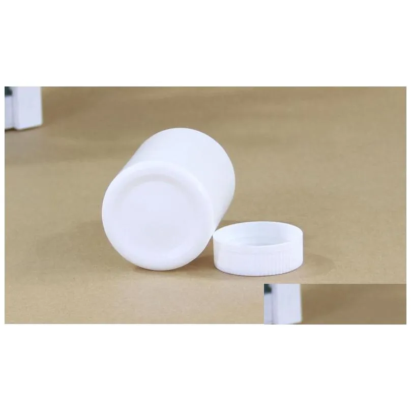 500pcs/lot 100ml/100g white hdpe medical empty bottle pill bottle capsule bottle plastic bottle with aluminum foil pad sn1594