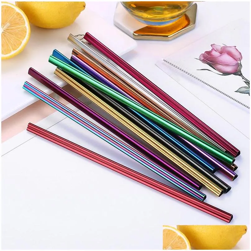 drinking straw reusable metal straw heartshaped bubble tea straws 304 stainless steel pearl milkshake straw 21.5cm lx3094