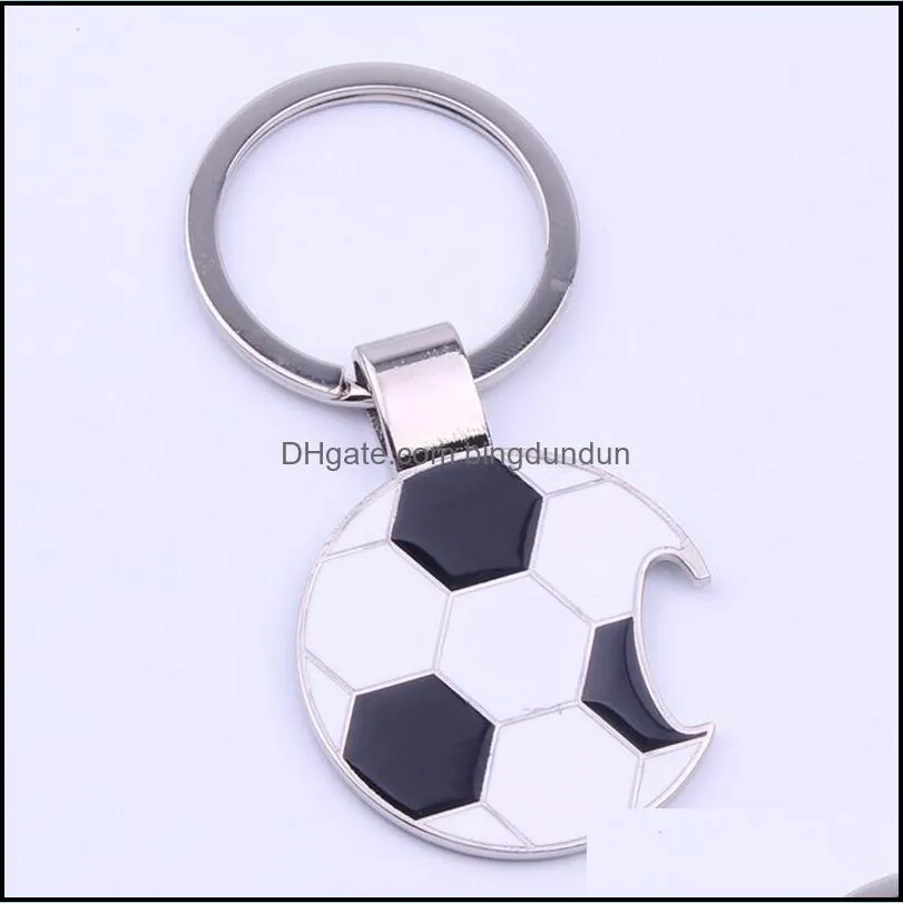 new football bottle opener key ring keychain metal aolly key chain soccer ball football key chains rrb14903