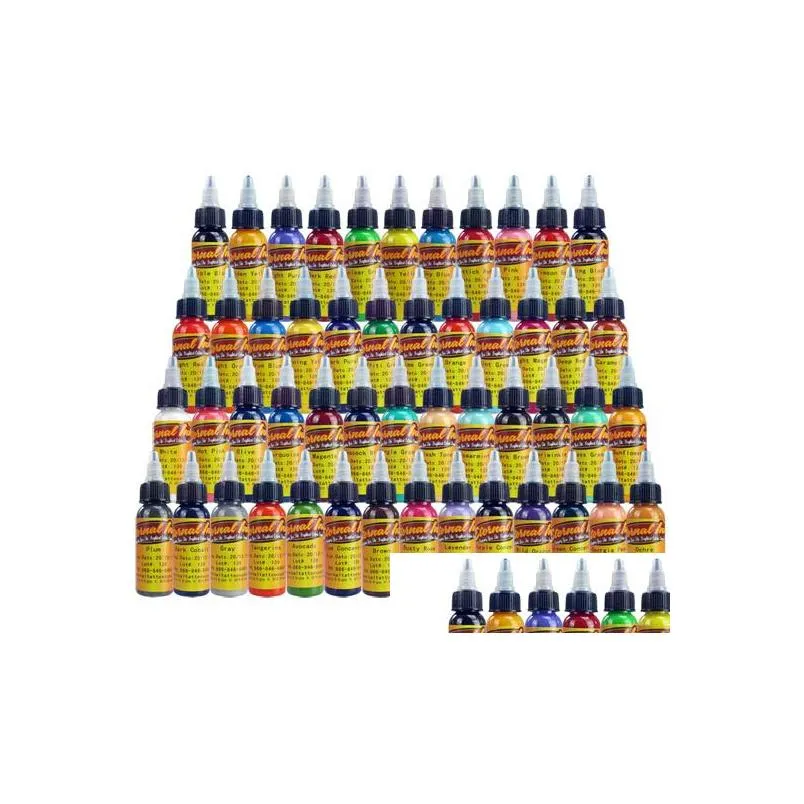 solong tattoo ink 50 colors 1oz /bottle 30ml creamsicle color tattoo pigment tattoo inks shipping