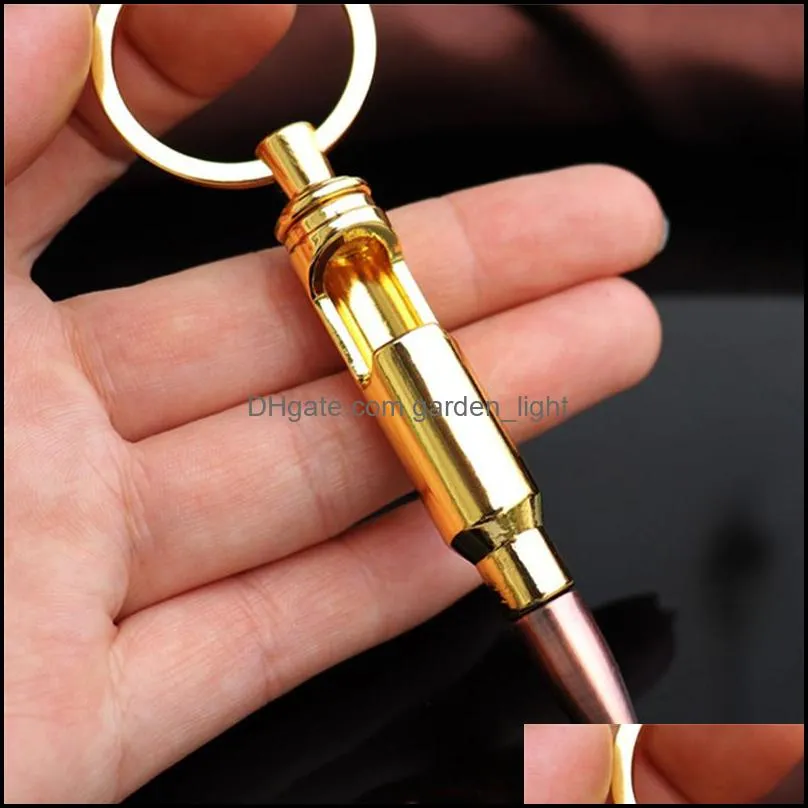 bullet key chain bottle opener portable bullet shape bottle opener aluminum soda bottle opener with key ring wedding favors