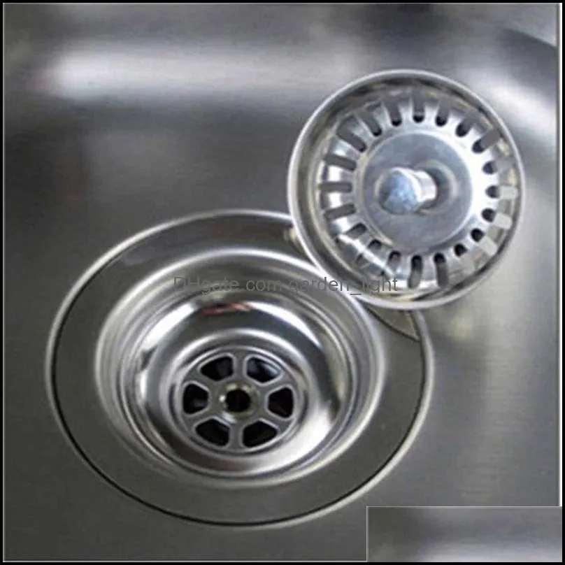 Stainless Steel Kitchen Sink Strainer Stopper With Waste Plug Jinja2