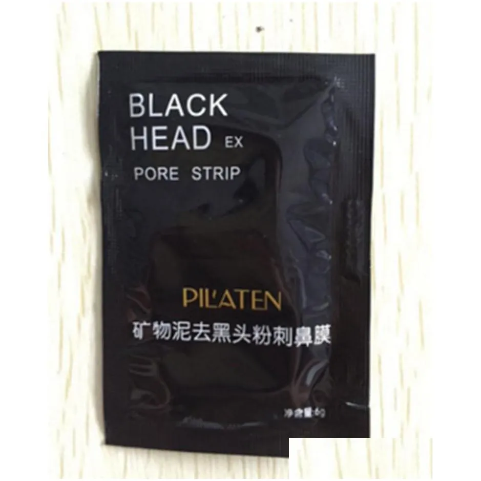 pilaten black mask deep cleansing blackhead remover acne face mask purifing shrink pores skin care dreopshipping