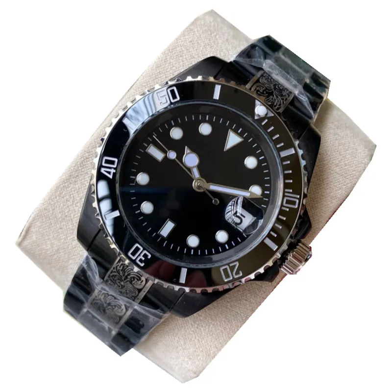 Watch mens watchs watch automatic mechanical watches stainless steel strap watch designer Sapphire Waterproof fashion wristwatch business watch Montre De Luxe