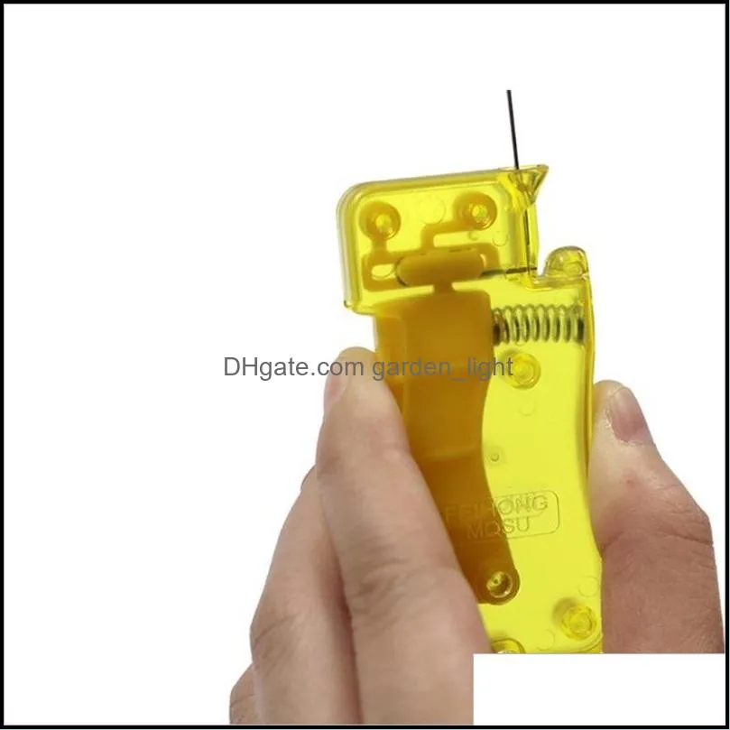 automatic needle threader sewing needle device hand machine diy tool sewing needles parts for elderly household accessories 55 h1