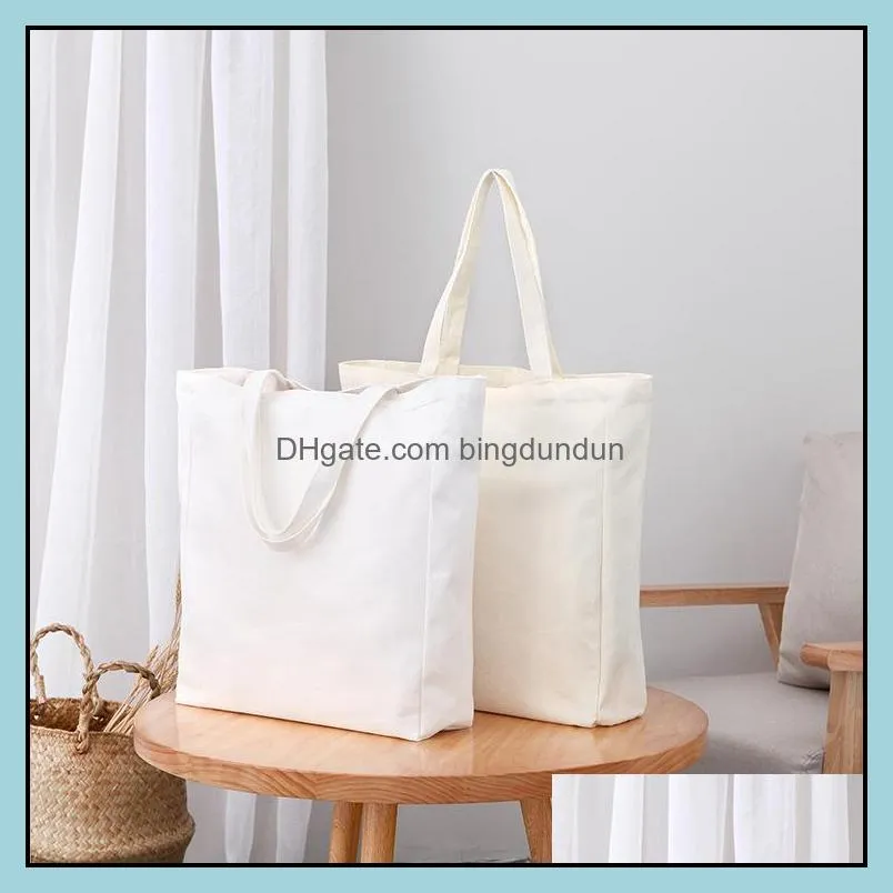 economical 12oz cotton tote bag lightweight reusable grocery shopping cloth bagsoptioncustomize logo suitable for diy rra12886
