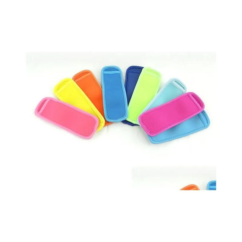  low prices high quality popsicle holders  ice sleeves zer  holders 8x16cm dhs fedex ups sf fast shipping