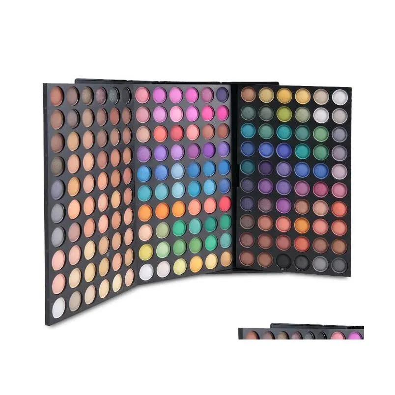 wholesale180 colors tender 3 layer colour makeup plate eyeshadow palette comestic eye shadow set kit shipping